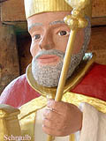Sculpture en papier mach� de St Eloi