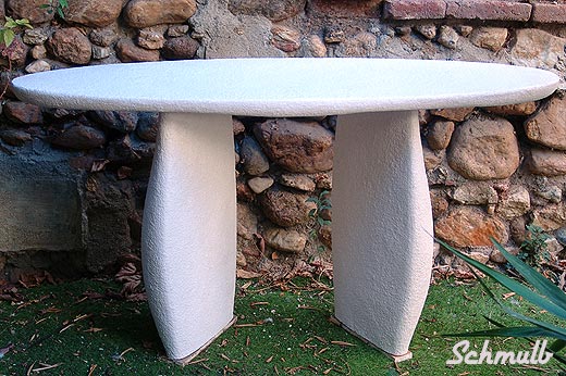 Console en papier mâché