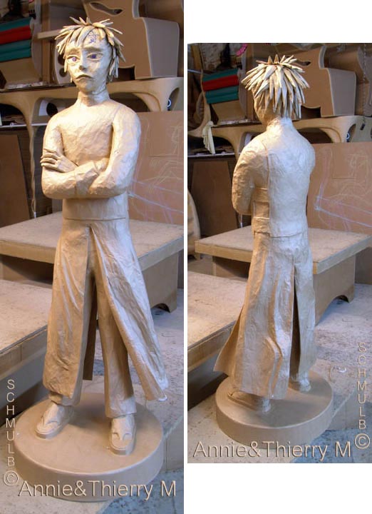 Sculpture Manga - Statue d'un personnage